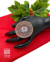 CZ Rose Gold Finger Ring For Women By Gehna Shop Finger rings